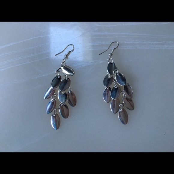 Gorgeous silver chandelier earrings