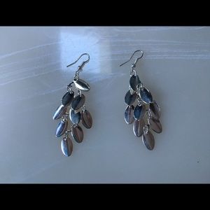 Gorgeous silver chandelier earrings