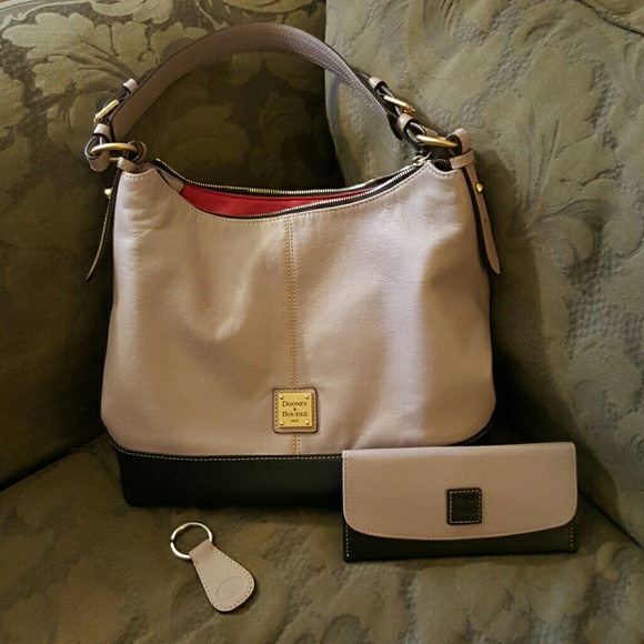 Dooney and bourke purse wallet and key fob