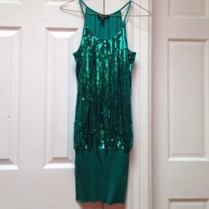 Green Bebe dress