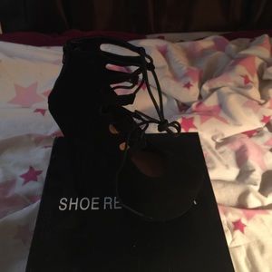 My black 6 inches heels .They are a size 7