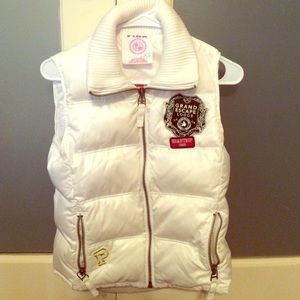 Victoria's Secret white puffer vest