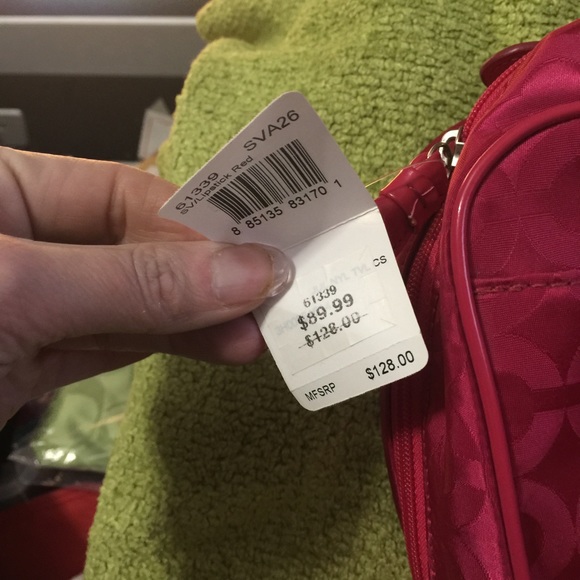 NWT Coach Cosmetic Cases - Set of 2 - Lipstick Red - Picture 2 of 4