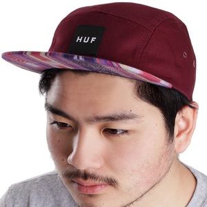 HUF Brand Maroon/Tribal Print Hat