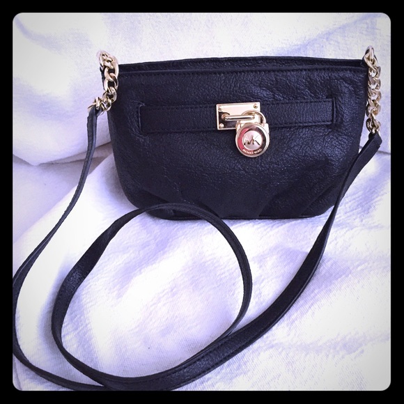 Michael Kors Small Hamilton Leather Crossbody Bag
