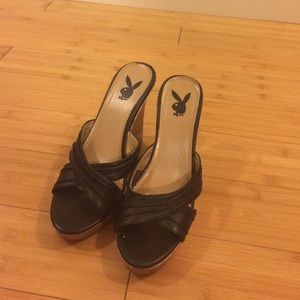 Cute Playboy Wedges