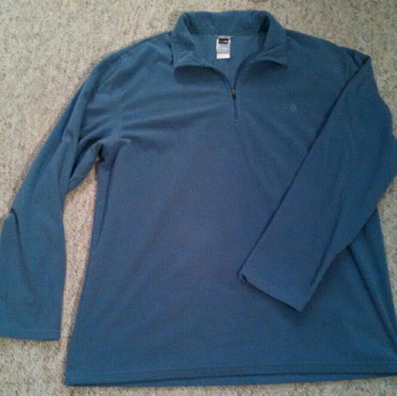 Men's North Face Fleece TKA 100 1/4 zip Pullover