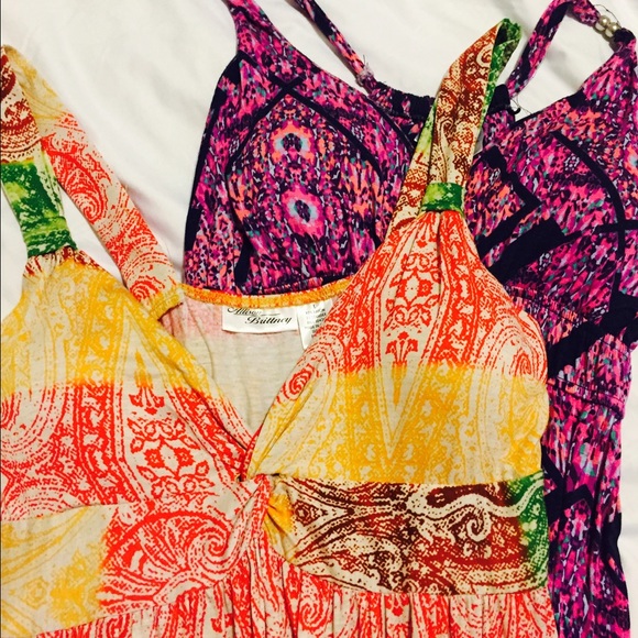 ✨SOLD✨Two colorful maxi dresses.