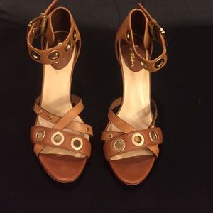 Cole Haan brown strap sandals