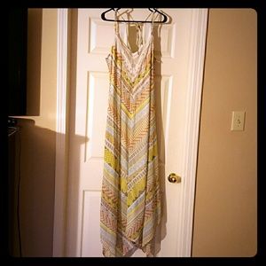 Maxi asymmetrical dress