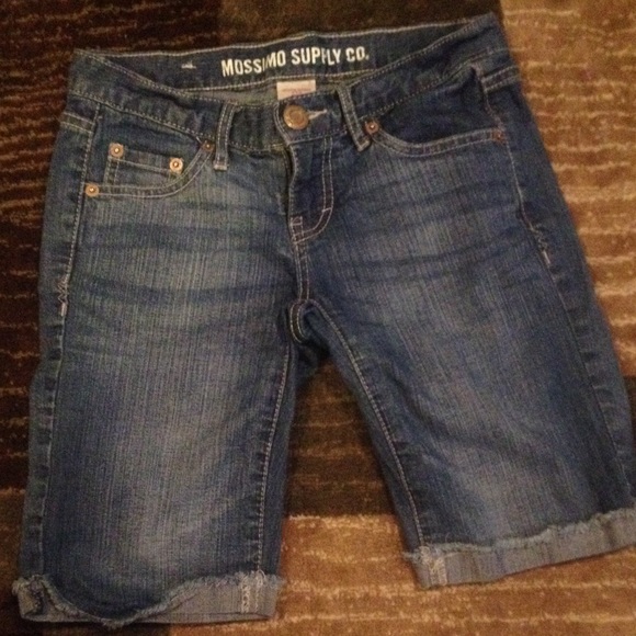 Blue Jean Bermuda Shorts