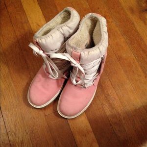 Pink Timberland Boots Size 7