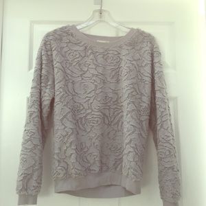 LOVE ON A HANGER faux fur sweater