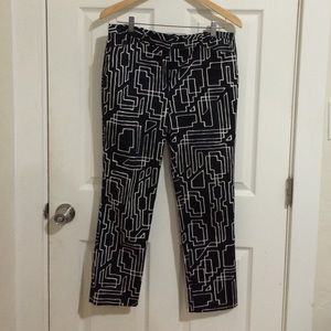 Black-and-white Worthington pants