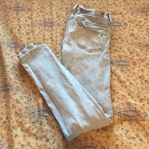 light wash ripped jeans