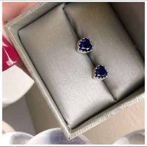 Zales heart shaped earrings!