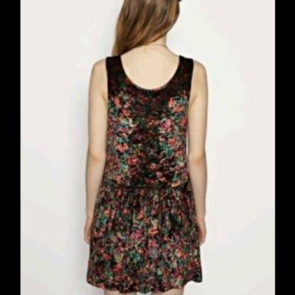 FREE PEOPLE VELVET MULTI DRESS NWOT - Picture 2 of 2