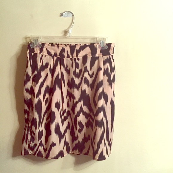 Business casual animal print skirt