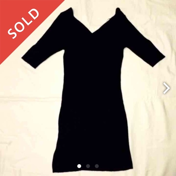 LOVE CULTURE BLACK MINI DRESS