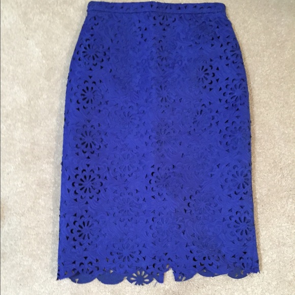 Banana Republic cobalt blue pencil skirt - Picture 4 of 4