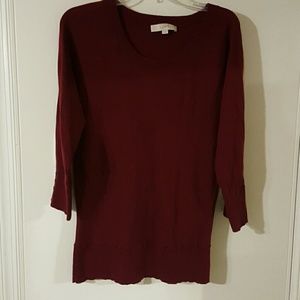 3/4 sleeve sweater