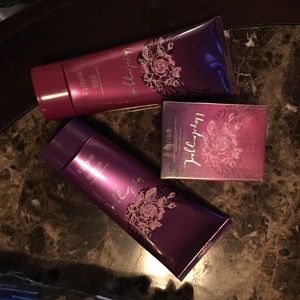 AVON UNPLUGGED PARFUM, SHOWER GEL, and BODY LOTION