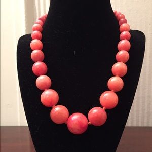 Coral Beaded Necklace