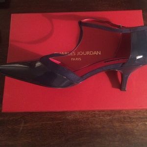 Charles Jourdan Paris Ankle‑Strap Heels – Elegant and Timeless Design - Size 10