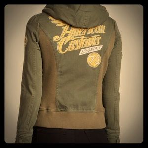 Affliction Back Premium American Customs Jacket