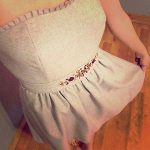 Strapless cocktail dress