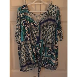 Colorful Patterned Top