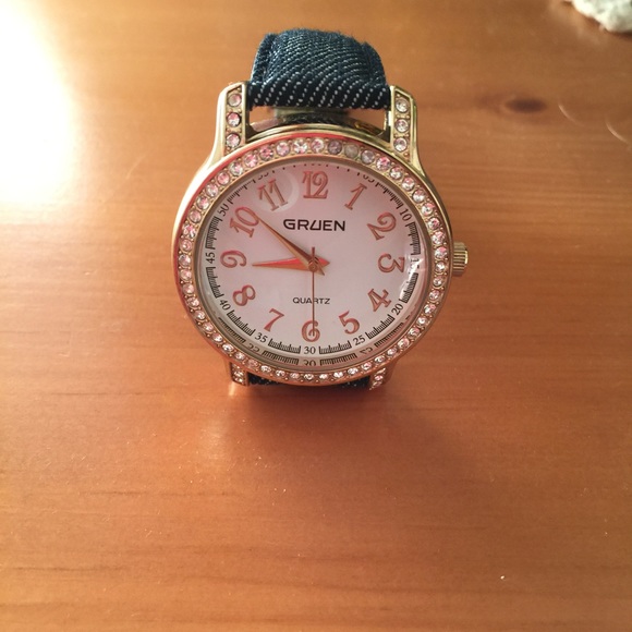 Gruen Watch with Denim Band main image 5