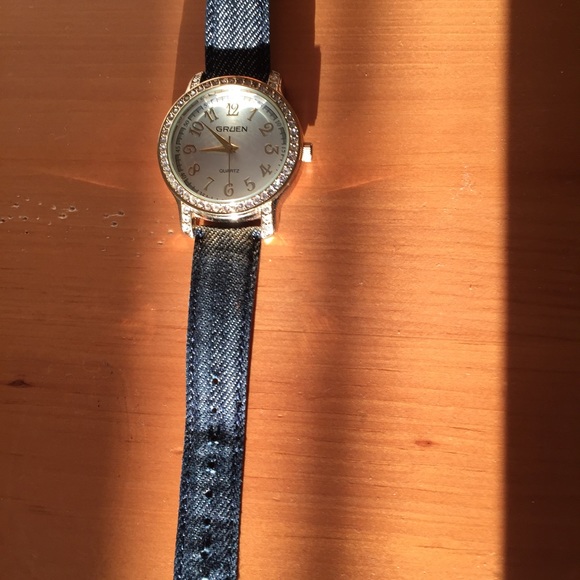 Gruen Watch with Denim Band main image 4