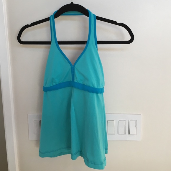 Aqua Lululemon Tank
