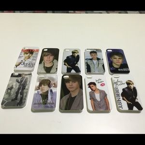 TEN (10) iPhone 4/4S CASES JUSTIN BIEBER NEW