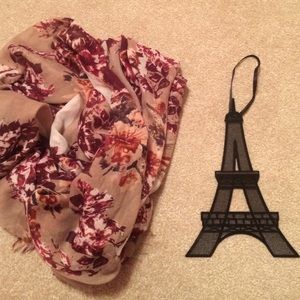 Scarf and earring holder