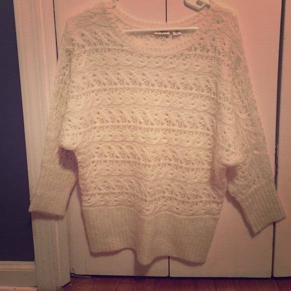 Cable sweater