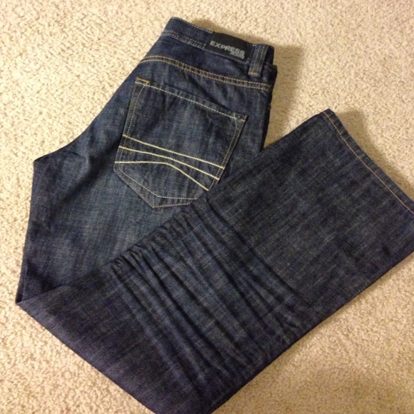 Express Men's Loose Boot Cut Jeans