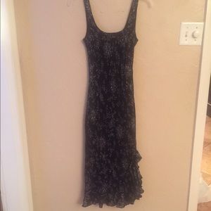 Ann Taylor black silk dress