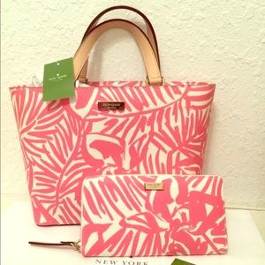 SOLD ~ KATE SPADE JUNO GRANT STREET TOTE & WALLET