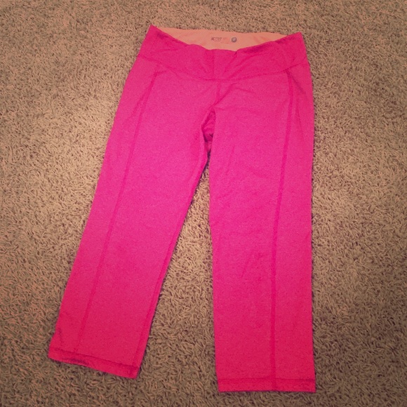 Pink Old Navy Active Capri Leggins