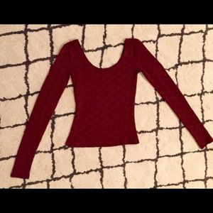 Free People scoop neck thermal