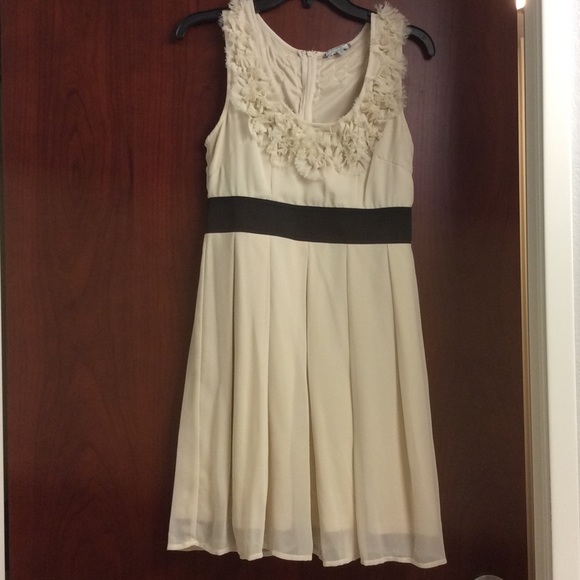 Charlotte Russe midi dress with floral detail