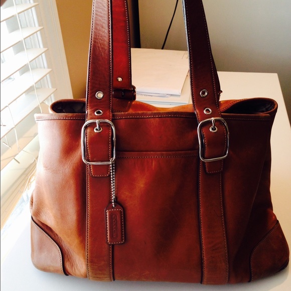 All leather coach