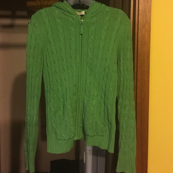 St. John's Bay Hooded Cable-knit Sweater