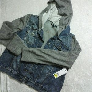 Nwt Relativity denim hoodie never worn
