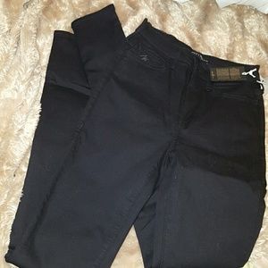 High-Rise Black True Religion Joan Smalls Legging