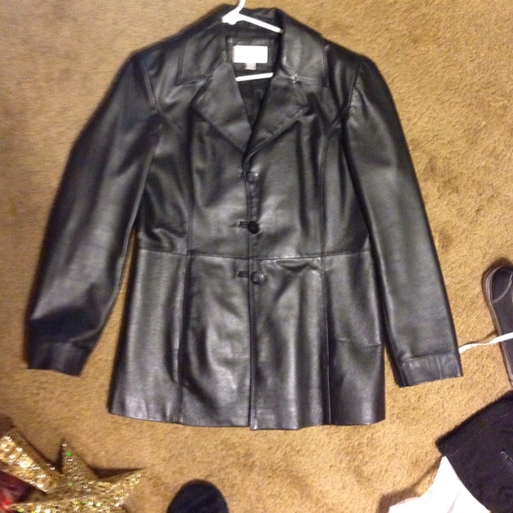 Women's leather jacket