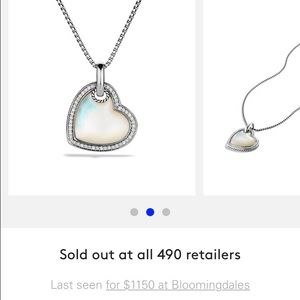 David Yurman Mother-of-pearl and Diamond necklace!