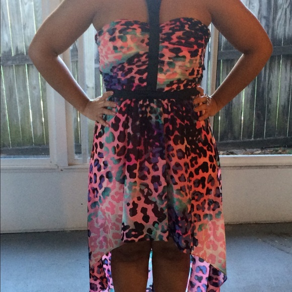 Bebe colorful print dress - Picture 1 of 4